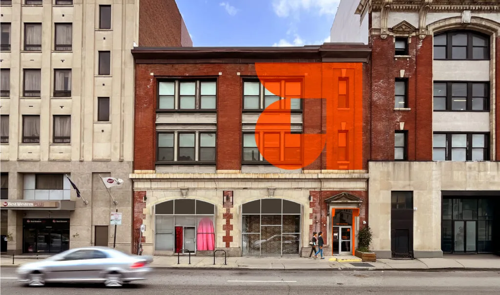 Large A A I logo on the outside of the organization's building