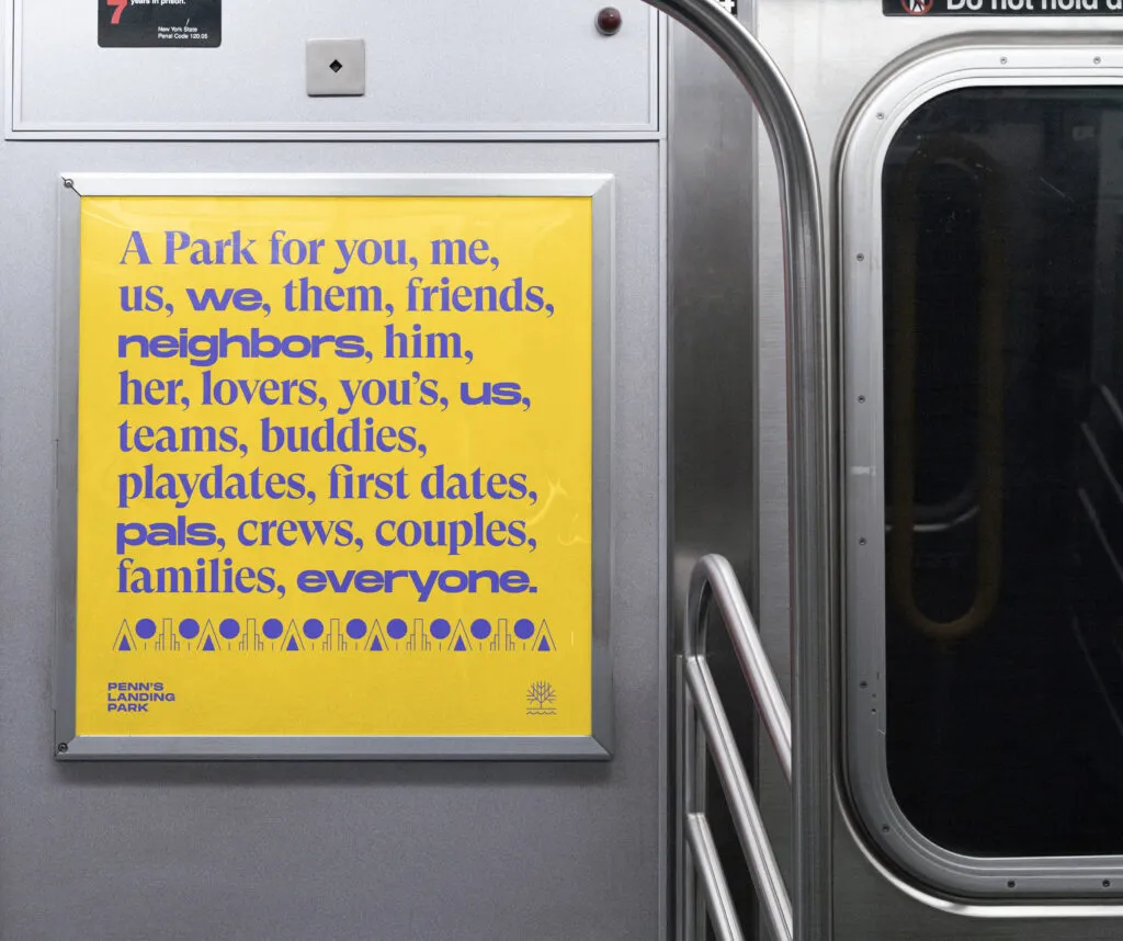Subway ad that reads: 