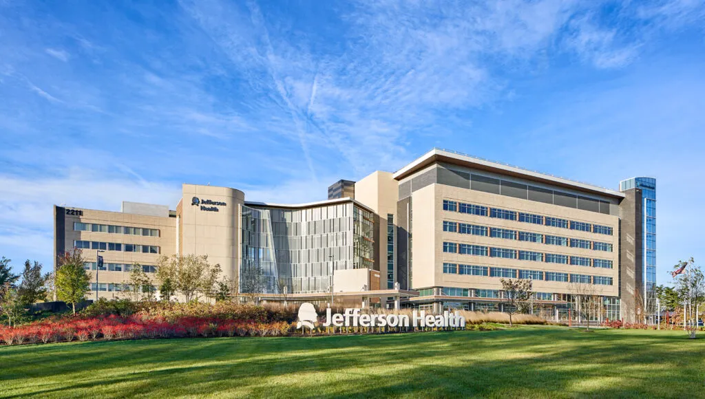 Jefferson Health building located in Cherry Hill, NJ.