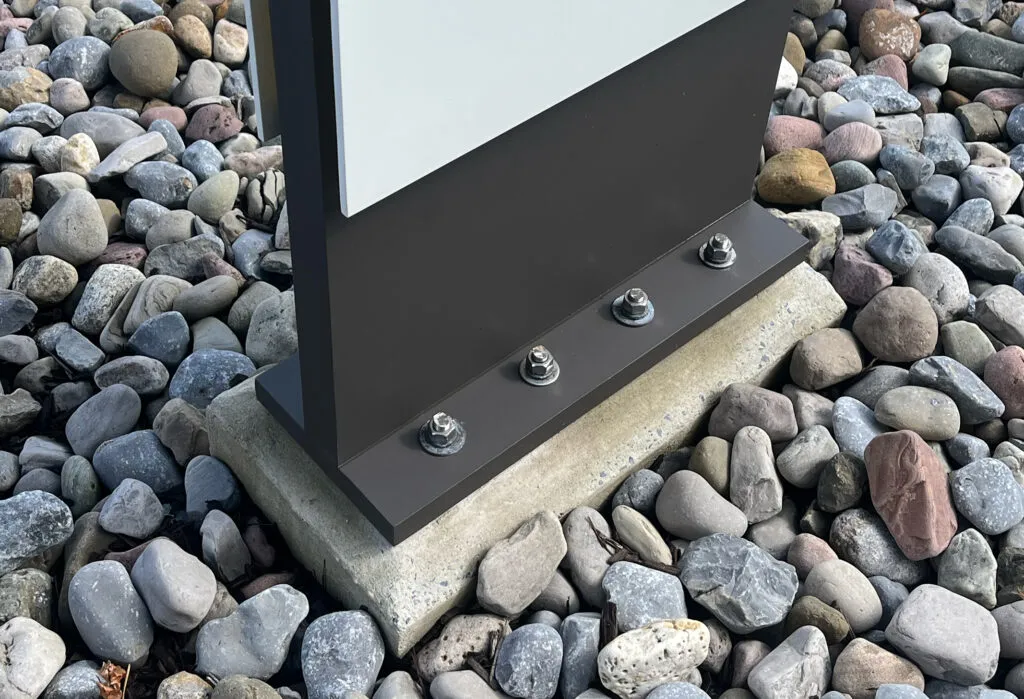 Outdoor directional mounting installation details.