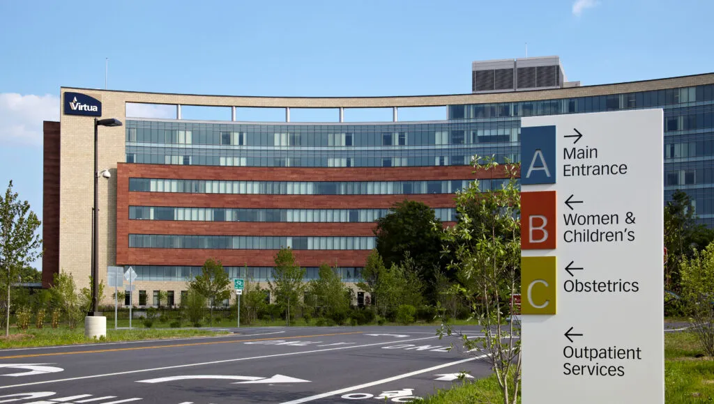 Virtua Voorhees neighborhood directional