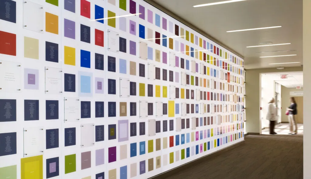 Virtua Voorhees donor wall