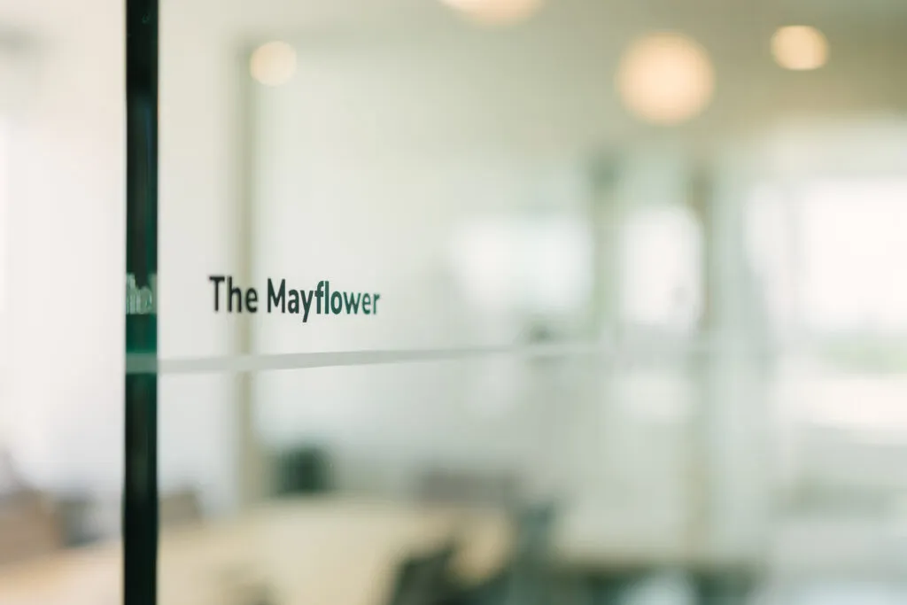 Close up of breakout room identification