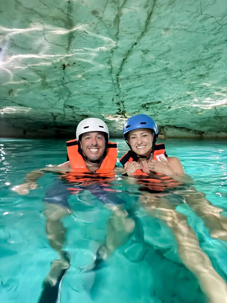Lucy exploring caves