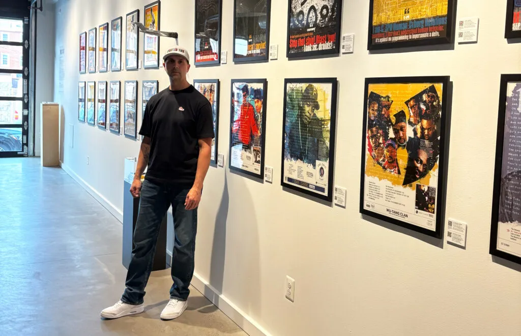 Ryan at his Fresh Ink showcase