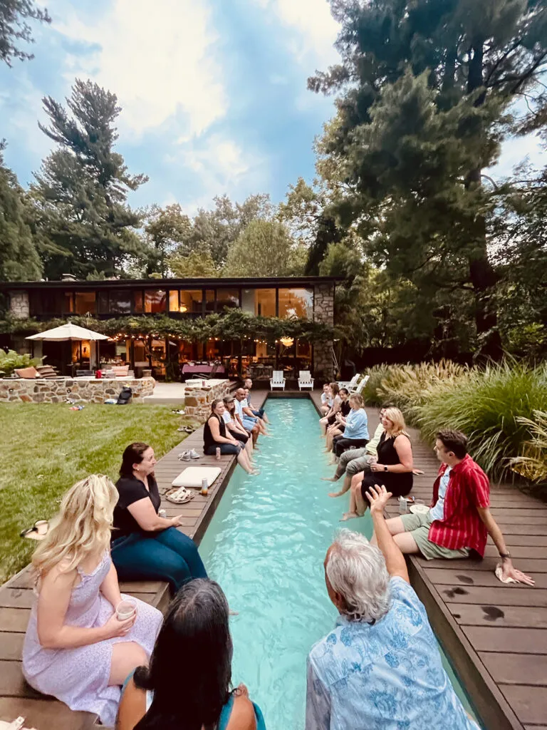 J2 and Exit staff at the annual summer celebration